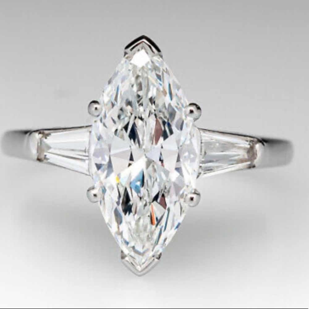 NWT GORGEOUS 925 sterling silver diamond 💍 ring - Picture 5 of 7